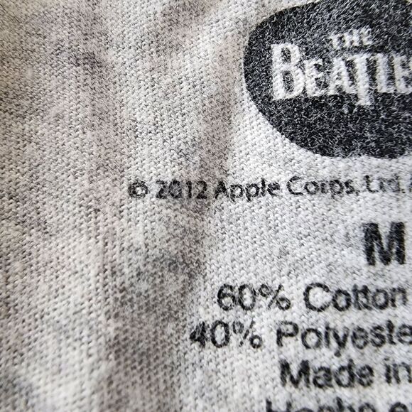 The Beatles 2012 Keep Calm And Rock On Baseball Tshirt Size Medium - Picture 7 of 8